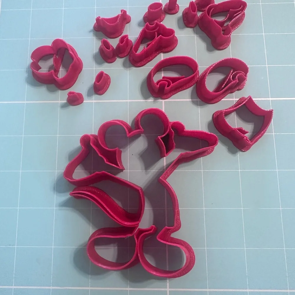 Disney Mickey Mouse Cookie/Fondant Cutter Set 4”